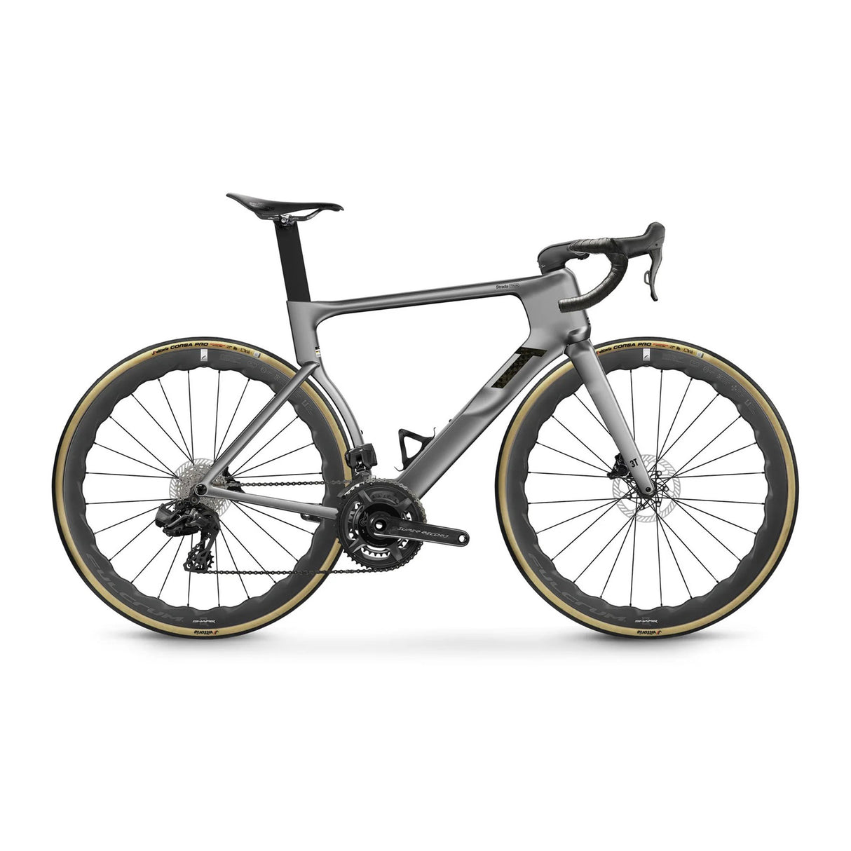 3T Strada Italia Super Record WRL 13-speed Fulcrum Sharq 42 Bike